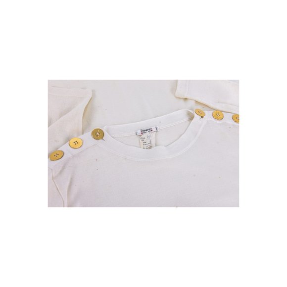 Yves Saint Laurent Rive Gauche Pullovers 38 White - Picture 3 of 3